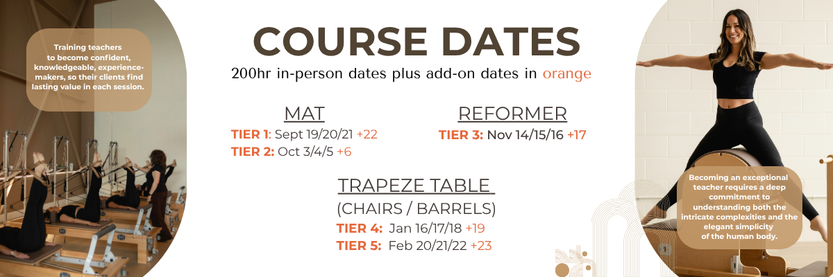 Teacher Training Dates